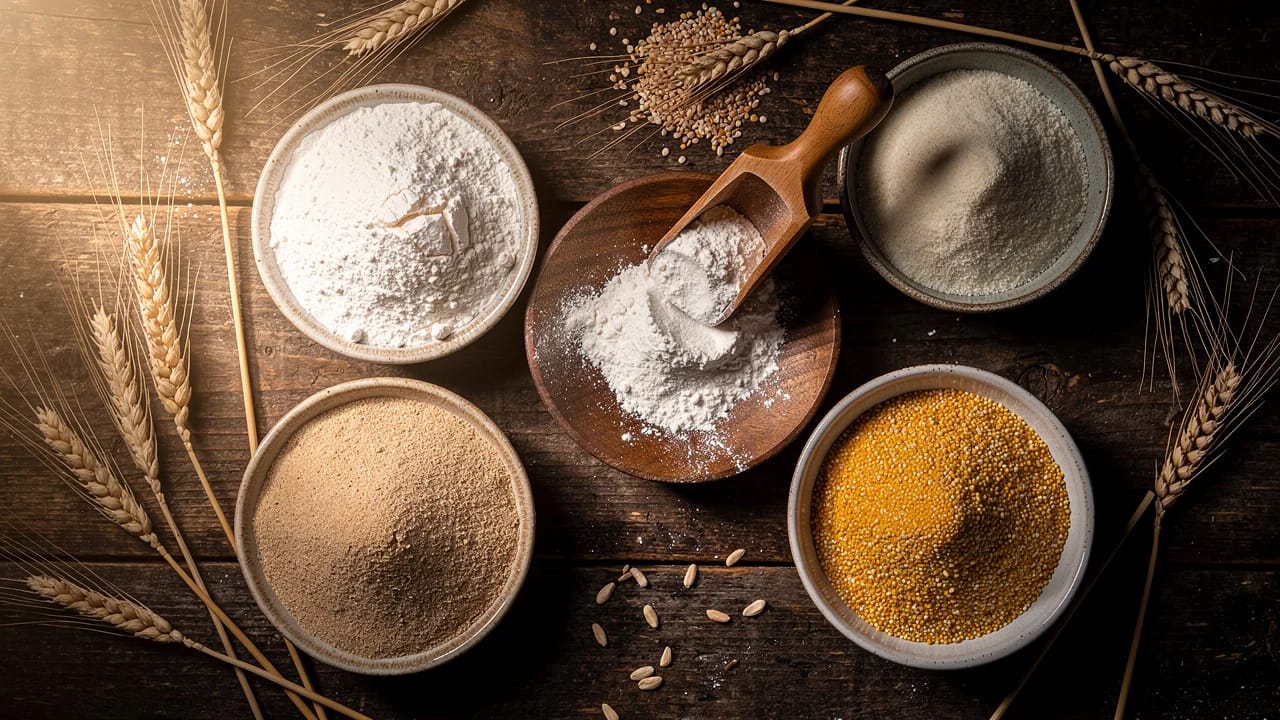 Types of flour for baking: a practical guide to 11 common flours