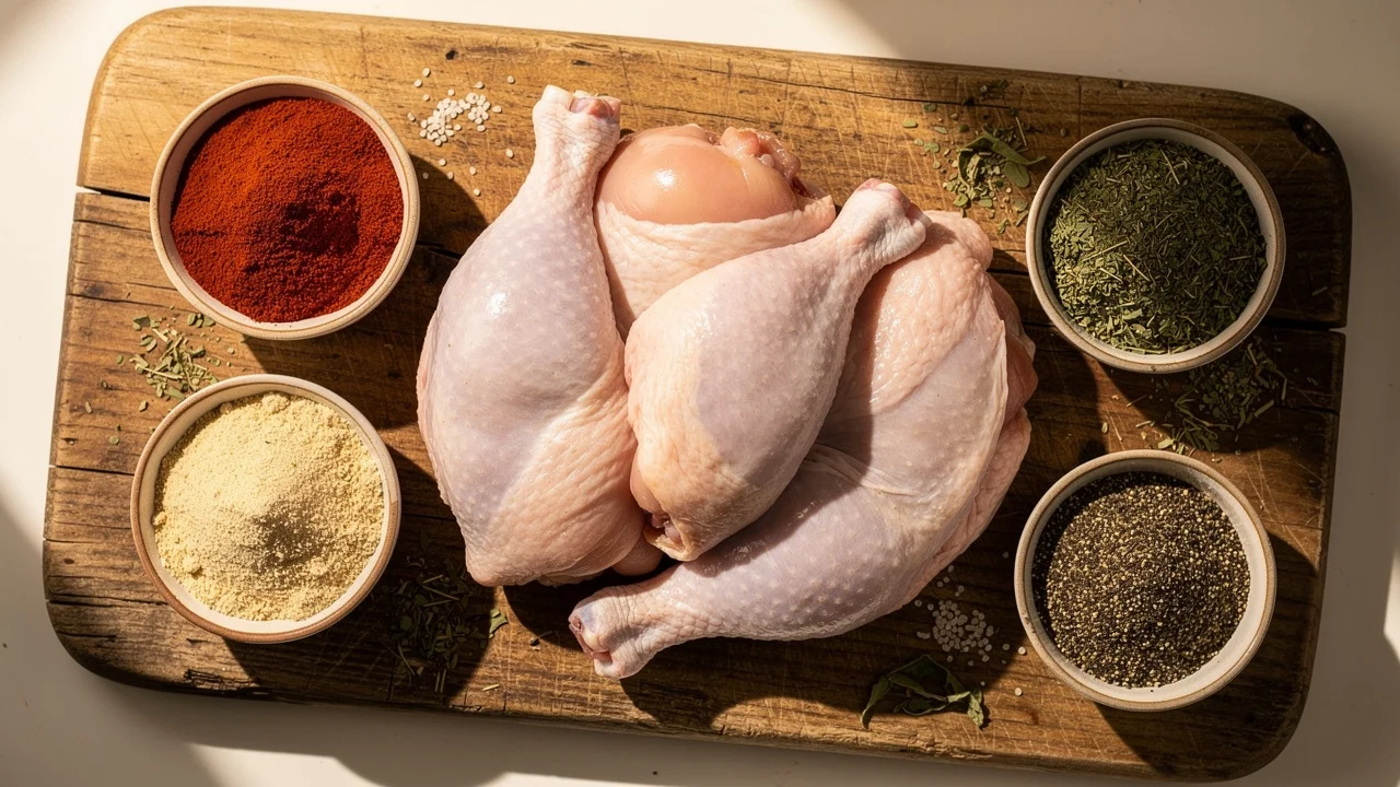 The best seasoning for chicken (1 master blend + 6 variations)
