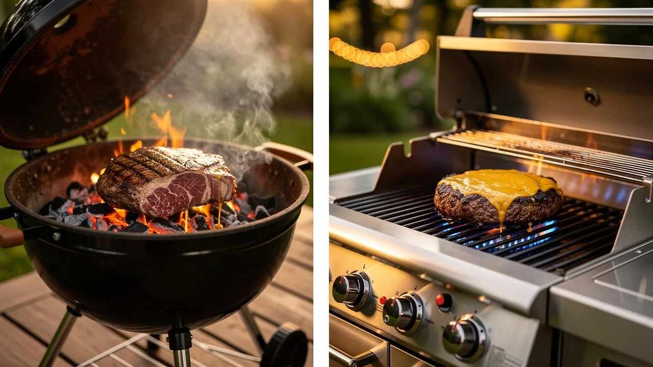 Parrilla de carbón o gas: ¿cuál comprar de verdad?