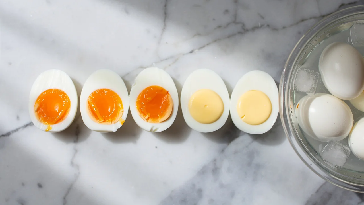 How long to boil eggs for soft, medium, and hard yolks