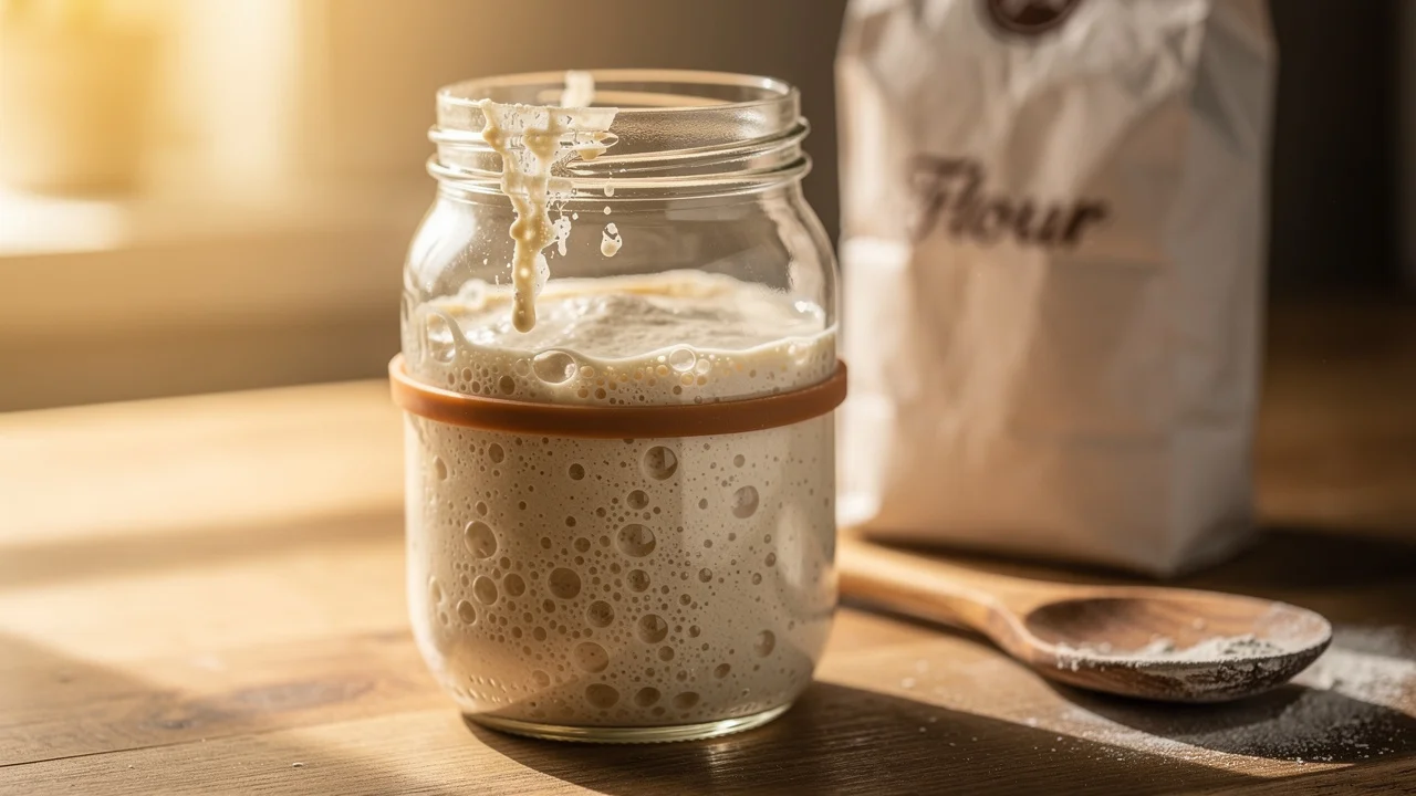 How to make a sourdough starter from scratch
