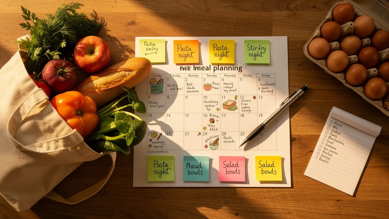 Weekly meal planning for beginners: a practical guide to getting started